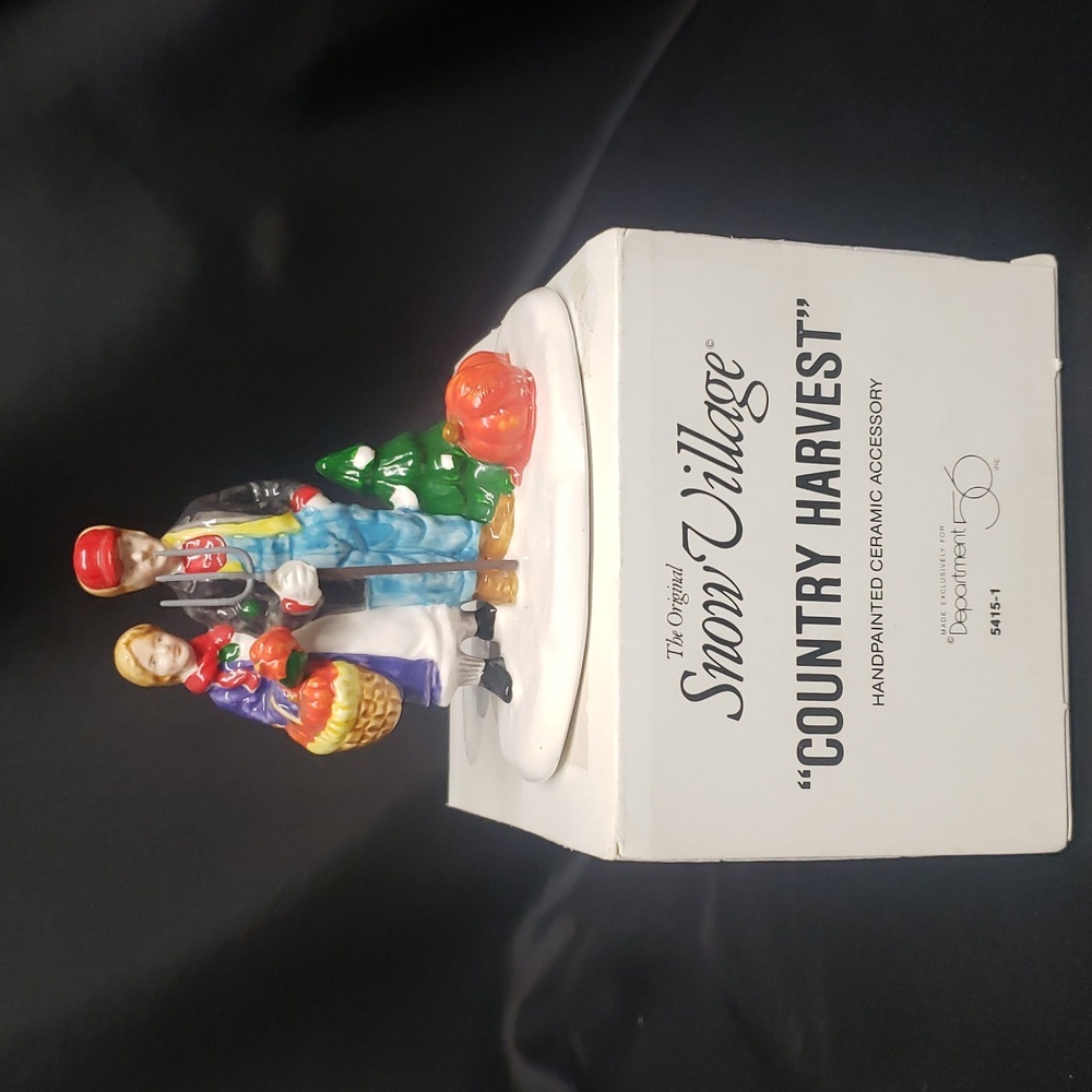 Dept. 56 Original Snow Village Ceramic  "Country Harvest" Figurine